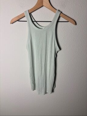 Lululemon Ribbed Racerback Thin Strap Tank Light Mint Green